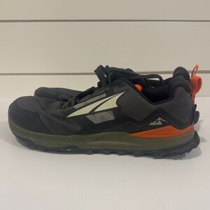 Altra Men’s Lone Peak 7 Black and Orange Trail Shoes